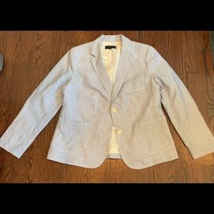 NWT Talbots blue and white jacket / blazer size 12